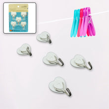 Multipurpose Strong Hook Self - Adhesive hooks for wall Heavy Plastic Hook, Sticky Hook Household For Home , Decorative Hooks, Bathroom & All Type Wall Use Hook , Suitable for Bathroom, Kitchen, Office (5 Pc Set) - Justgrabit Inc.