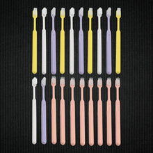 Plastic Toothbrush With Plastic Round Box (20 pcs Set) - justgrabit.in | Just Grab It