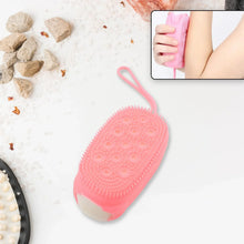 Super Soft Silicone Bath Brush – Double - Sided Body Scrubber for Deep Cleansing & Exfoliation (1 Pc) - Justgrabit Inc.