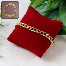 Stylish Gold - Plated Chain Bracelet for Men & Women - (1 Pc) - justgrabit.in | Just Grab It
