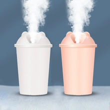 Cute Bear Shape USB Humidifiers Cup (1 Pc / Multicolor Light) - Justgrabit Inc.