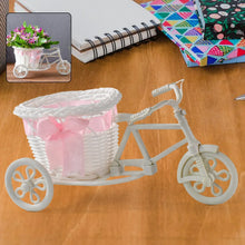 Plastic Cycle Flower Vases For Home Decor; Bicycle Flower Pot Stand (1 Pc) - Justgrabit Inc.