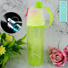 Plastic 2 In 1 Mist Spray Water Bottle (Multicolour / 600 ML / 1 Pc) - Justgrabit Inc.