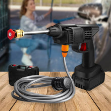 48V Car washing Kit, Portable Pressure Washer with, Rechargeable | Cordless Pressure Washer Gun | Handheld Pressure Washer for Car | Car Washer Gun (Type 1 - Single Battery) - Justgrabit Inc.