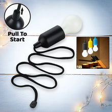 LED Pull Cord Light – Hanging Black LED Bulb (1 Pc) - Justgrabit Inc.