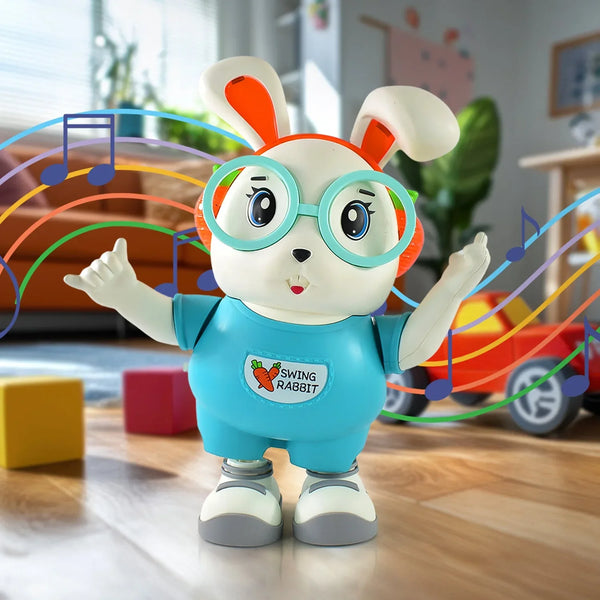 Electroplay Swing Rabbit Musical Dancing Toy – Interactive Bunny with Lights, Sounds (1 Pc / Battery Not Included) - Justgrabit Inc.