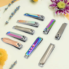 Stainless Steel Folding Portable Large Nail Clippers with Nail File (1 Pc / Mix Design) - justgrabit.in | Just Grab It