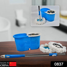 Spin Floor Cleaning Easy Advance Tech Bucket Mop and Rotating Steel Pole Head with 2 Microfiber Refill Heads for Household Floor Cleaning (MOQ : - 25pc) - justgrabit.in | Just Grab It