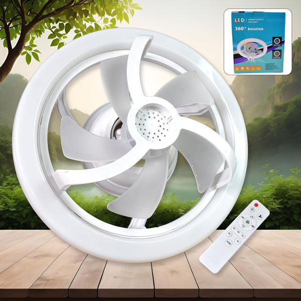360° Rotation Ceiling Fan Light Smart Fan with Remote Control (1 Pc) - justgrabit.in | Just Grab It