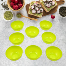 Multipurpose Small Round Plastic Bowl / Katori, Microwave Safe Reusable Lightweight Bowl, Dishwasher Safe Chutney Bowl (8 Pcs Set) - Justgrabit Inc.