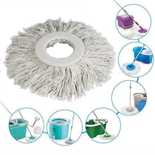 Microfiber Spin Mop Head – Round Shape Standard Size Refill for All Mop Types - justgrabit.in | Just Grab It