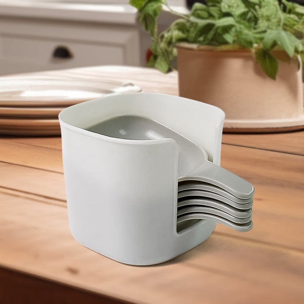 7 in 1 Side Dish Dip Bowl Set with Handle Mini Dipping Bowls (7 Pcs Set) - justgrabit.in | Just Grab It