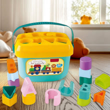 Baby First Block Set Kids Non - Toxic Abcd Geometric Shape Sorting & Stacking (1 Set) - justgrabit.in | Just Grab It