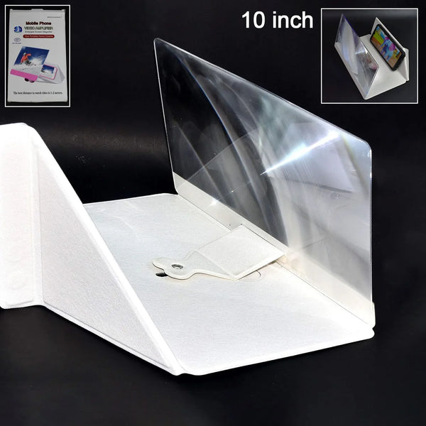 3D HD Mobile Phone Screen Magnifier Amplifier (1 Pc / 10 Inch) - justgrabit.in | Just Grab It
