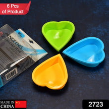 Heart - Shaped Silicone Cake Mold – Baking Tools & Bakeware (Pack of 6) - justgrabit.in | Just Grab It