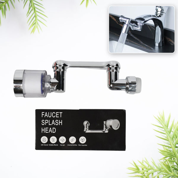 Rotating Splash Filter Faucet Sprayer Head Double O - ring Design For Bathroom Kitchen - justgrabit.in | Just Grab It