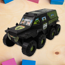 Big Military 8 - Wheel Plastic Car Toy (1 Pc) - justgrabit.in | Just Grab It