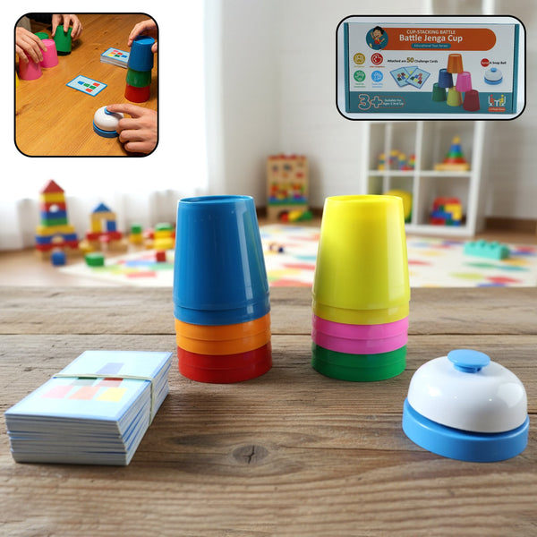 Cup Stacking Battle Challenge Game Set (1 Set) - justgrabit.in | Just Grab It