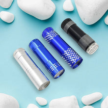 Portable Mini Torch – 9 LED Pocket Flashlight, 3 Battery Operated (Battery Not Included, Mix Color) - Justgrabit Inc.