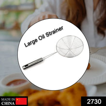 Large Oil Strainer To Get Perfect Fried Food Stuffs Easily Without Any Problem And Damage. - Justgrabit Inc.