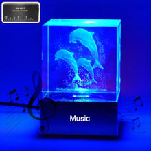 3D Mix Design LED Light Base With Speaker (1 Pc / B Grade) - Justgrabit Inc.