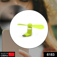 mini USB fan For Having cool air instantly, anywhere and anytime purposes (Micro Port / Mix Color) - Justgrabit Inc.