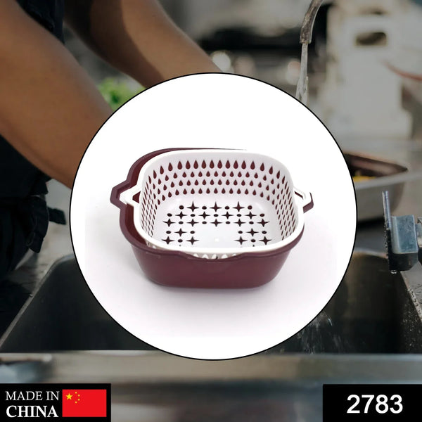 2 In 1 Basket Strainer To Rinse Various Types Of Items Like Fruits, Vegetables Etc. - Justgrabit Inc.