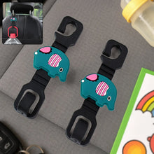 Multi - Purpose Car Seat Headrest Hooks (Mix Design / 2 Pc Set) - Justgrabit Inc.