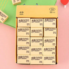 4B Erasers 30 Pack Erasers Yellow Erasers for Kids - justgrabit.in | Just Grab It