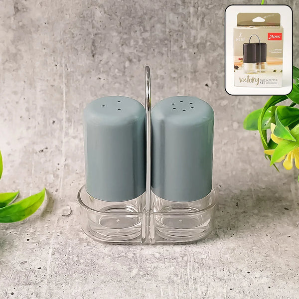 Apex Victory Salt & Pepper Dispenser Set – 2 Pcs Acrylic Seasoning Shaker - Justgrabit Inc.