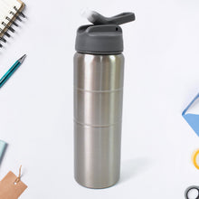 Steel Water Bottle | Fridge Water Bottle with straw (750ML) - justgrabit.in | Just Grab It