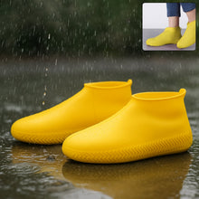 Yellow Non - Slip Silicone Rain Shoe Cover – Waterproof Foldable Anti - Skid (1 Pair) - justgrabit.in | Just Grab It