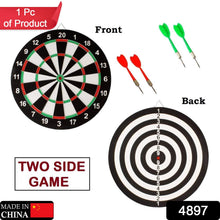 Big Size Foldable Dart Board with 4 Darts Indoor Sports Kids Game Board Set Portable - justgrabit.in | Just Grab It