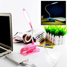 Desk Lamp Adjustable Gooseneck USB Rechargeable 3 modes of Lighting, Reading Lamp for Dorm White, Study Desk lamp Suitable for Girls College Bedroom Reading - Justgrabit Inc.