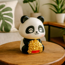 Solar Powered Moving Panda Car Dashboard Decoration – 1 Pc - justgrabit.in | Just Grab It