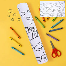 Fun and Educational Coloring Roll (1 Pc) - Justgrabit Inc.