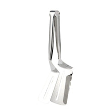 Stainless Steel Slotted Fish Tong – Double - Sided Cooking Spatula (1 Pc / 23 Cm) - justgrabit.in | Just Grab It