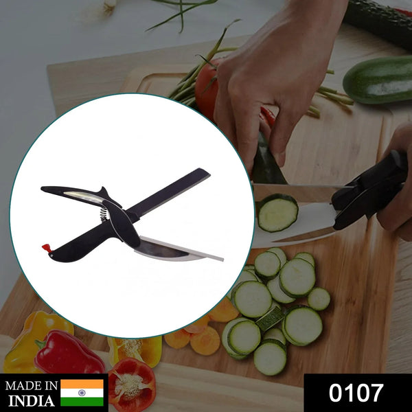 Clever Cutter 2 in 1 Food Chopper Slicer Dicer Vegetable Fruit Cutter - Justgrabit Inc.