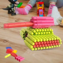 Bullet Blocks for Intelligent Kids Creative Bullets Shaped Building Blocks (Approx 88 Pcs) - justgrabit.in | Just Grab It