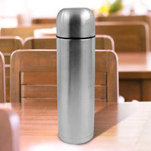 Vacuum Flask Without Cover, 18/8 Stainless Steel | Hot and Cold Water Bottle with Push - Down Lid | Double Walled Stainless Steel Bottle for Travel, Home, Office, School, Picnic (750 ML / Without Cover) - Justgrabit Inc.