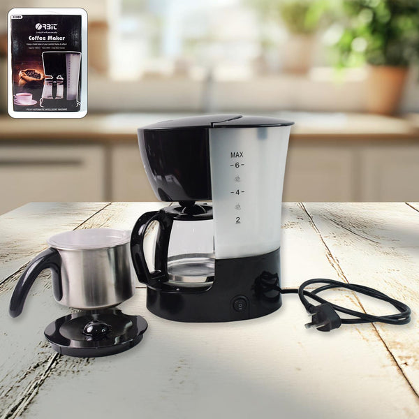 Orbit Automatic Drip Coffee Maker - 800w with 1200ML Capacity - justgrabit.in | Just Grab It