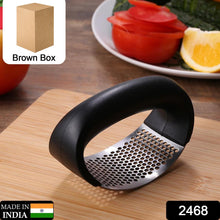 Stainless Steel Garlic Press Crusher for Kitchen - justgrabit.in | Just Grab It
