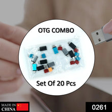 OTG Type C & USB to Micro USB Adapter for Android Mobile Smart Phones & Tablets With Zip Pouch (Pack of 20) - Justgrabit Inc.