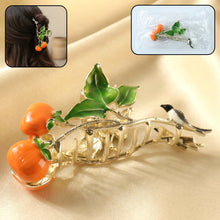 Elegant Fruit & Leaf Decorative Hair Claw Clip (1 Pc) - justgrabit.in | Just Grab It