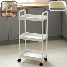 3 Layer Multipurpose Rolling Storage Trolley (1 Pc) - justgrabit.in | Just Grab It