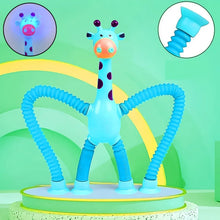 LED Giraffe Telescopic Suction Cup Toys (1 Pc) - justgrabit.in | Just Grab It