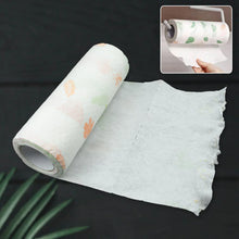 Non Woven Reusable and Washable Kitchen Printed Tissue Roll Non - stick Oil Absorbing Paper Roll Kitchen Special Paper Towel Wipe Paper Dish Cloth Cleaning Cloth 40 sheets / Pulls - Justgrabit Inc.