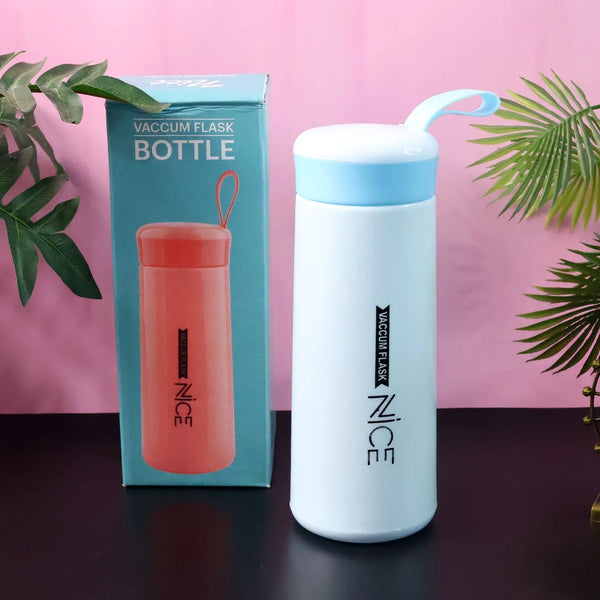 Plastic Vacuum Flask Bottle - (Color Blue / 1 Pc / 400ML) - justgrabit.in | Just Grab It