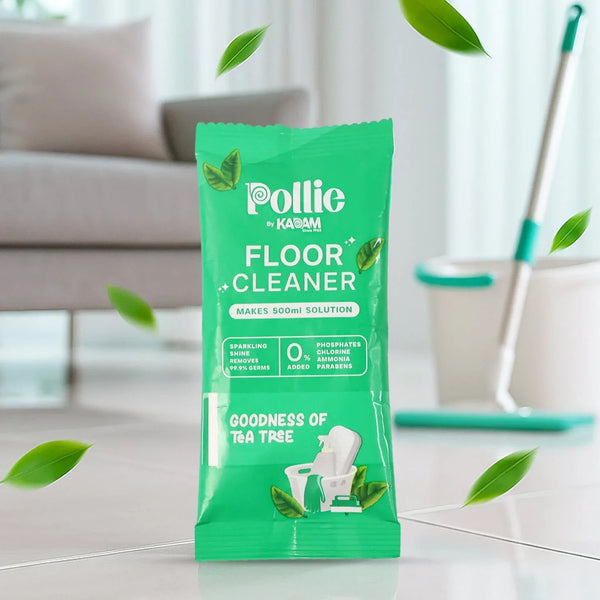 Pollic Kadam Concentrated Floor Cleaner Sachet – Tea Tree Fragrance (50 Gm) - justgrabit.in | Just Grab It
