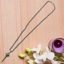 Silver Chain With Gada Pendant / Locket (1 Pc) - justgrabit.in | Just Grab It